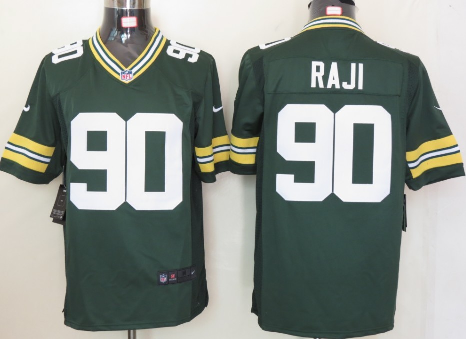Nike Packers 90 Raji Green Limited Jerseys