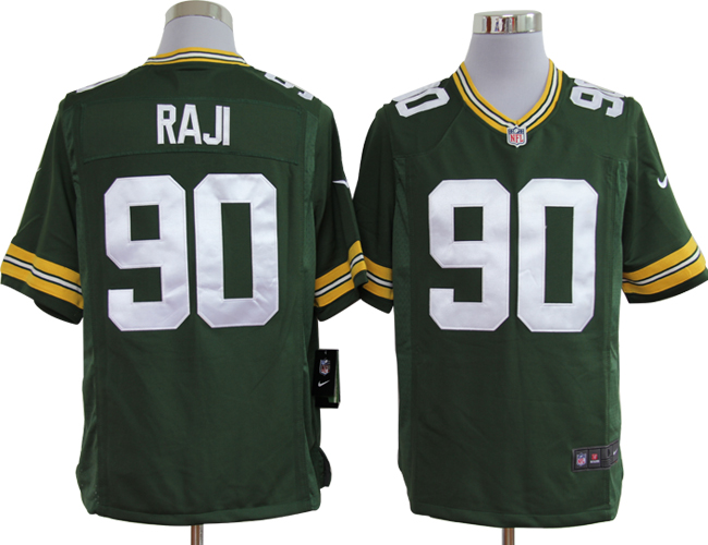 Nike Packers 90 Raji green Game Jerseys