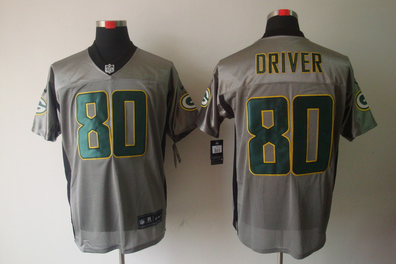 Nike Packers DRIVER 80 Grey Elite Jerseys