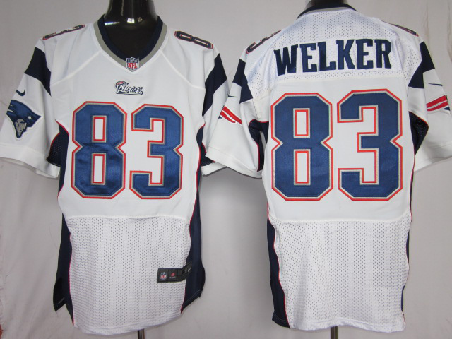 Nike Patriots 83 Welker white Elite Jersey