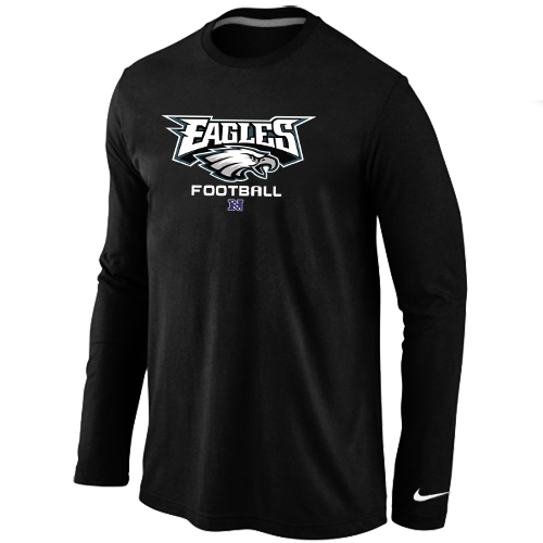 Nike Philadelphia Eagles Critical Victory Long Sleeve T-Shirt Black