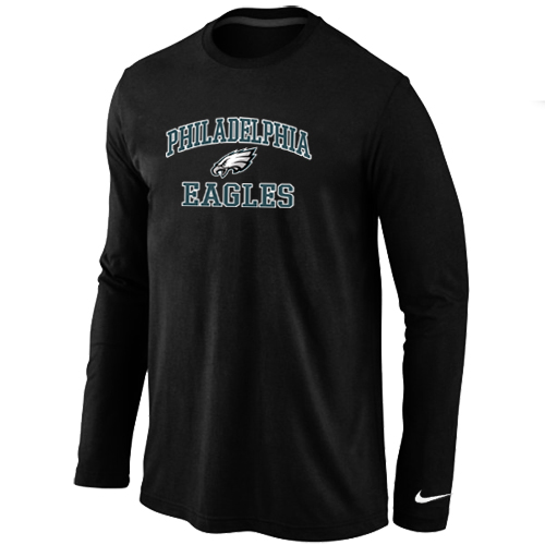 Nike Philadelphia Eagles Heart & Soul Long Sleeve T-Shirt Black