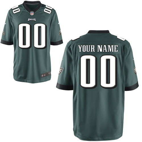 Nike Philadelphia Eagles Youth Customized Game Team Color Jersey