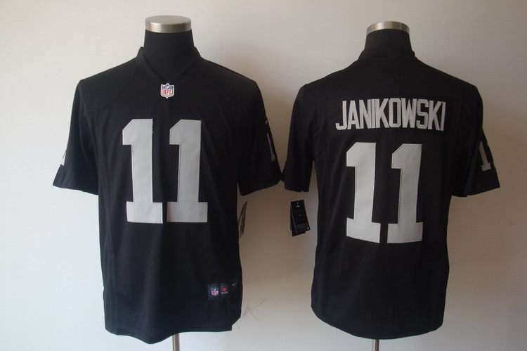 Nike Raiders 11 Janikowski Black Game Jerseys Nike Raiders 11 Janikowski Black Game Jerseys