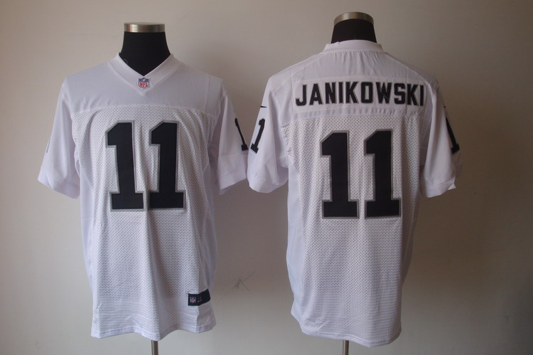 Nike Raiders 11 Janikowski white elite jerseys Nike Raiders 11 Janikowski white elite jerseys