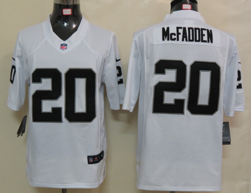 Nike Raiders 20 McFADDEN White Limited Jersey Nike Raiders 20 McFADDEN White Limited Jersey
