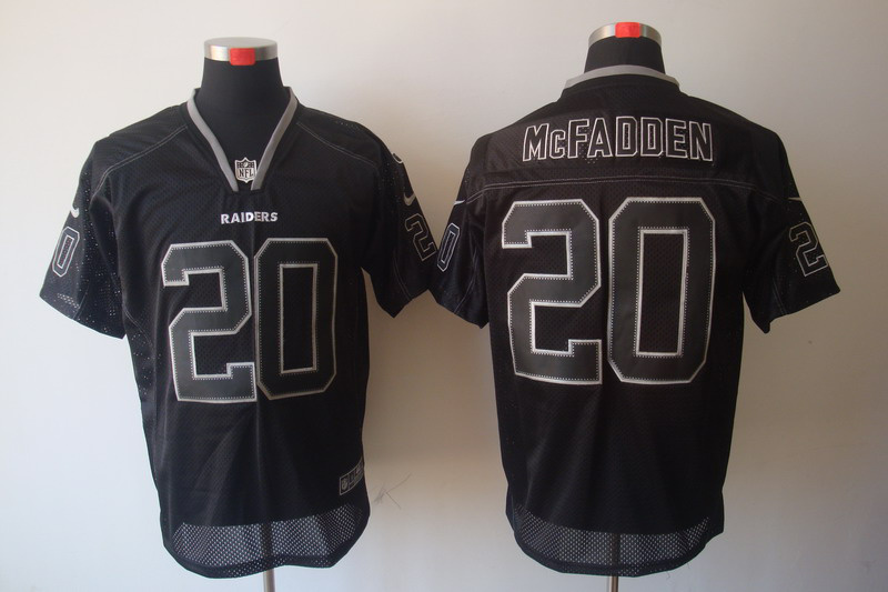 Nike Raiders 20 McFadden Black Elite Jerseys