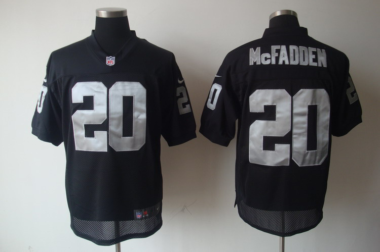 Nike Raiders 20 McFadden black elite jerseys
