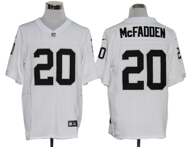 Nike Raiders 20 McFadden white elite jerseys