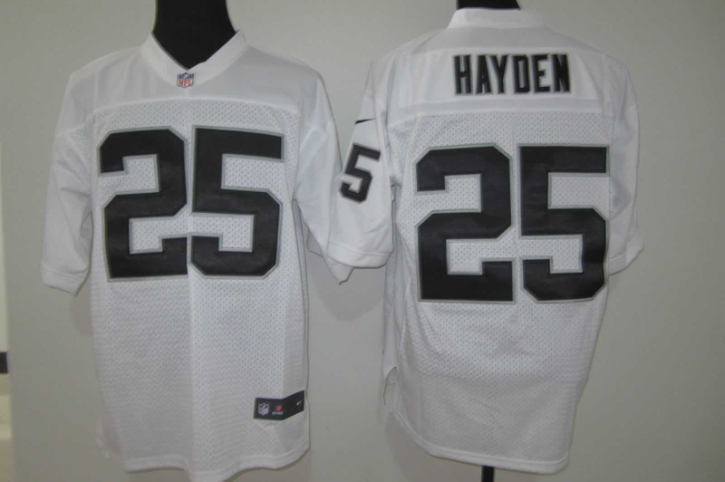 Nike Raiders 25 Hayden White Elite Jerseys