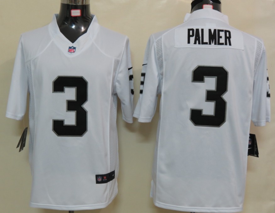 Nike Raiders 3 Palmer White Limited Jersey Nike Raiders 3 Palmer White Limited Jersey