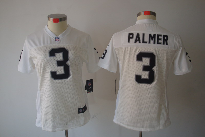 Nike Raiders 3 Palmer White Women Elite Jerseys