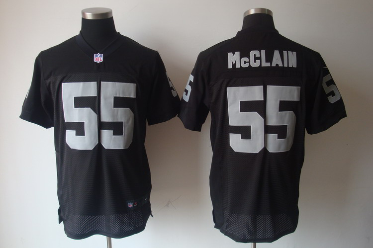Nike Raiders 55 McClain black elite jerseys
