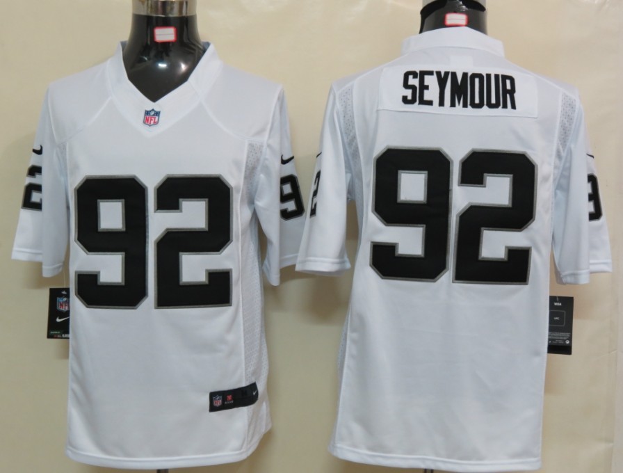 Nike Raiders 92 Seymour White Limited Jersey