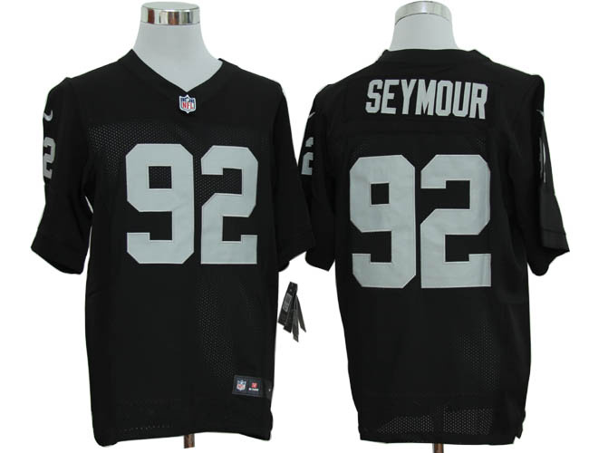 Nike Raiders 92 Seymour black elite jerseys