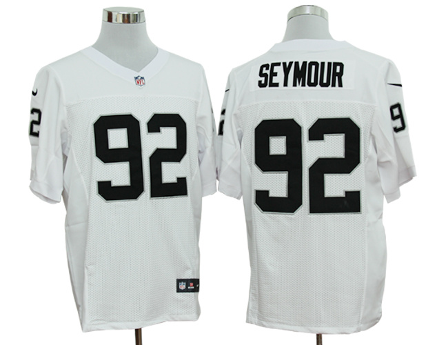 Nike Raiders 92 Seymour white elite jerseys