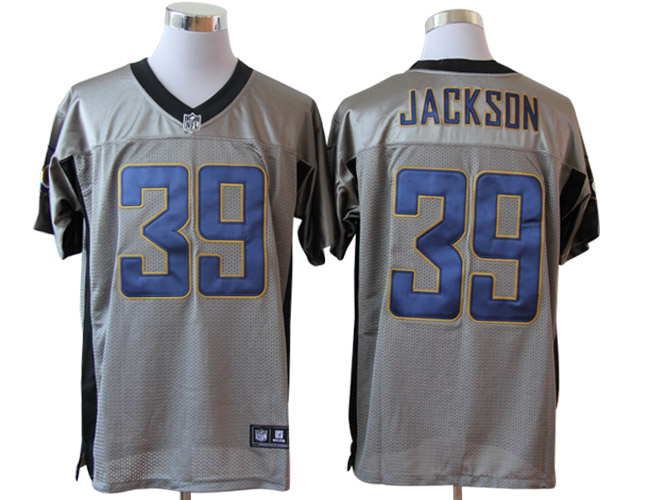 Nike Rams 39 Jackson Grey Shadow Elite Jerseys