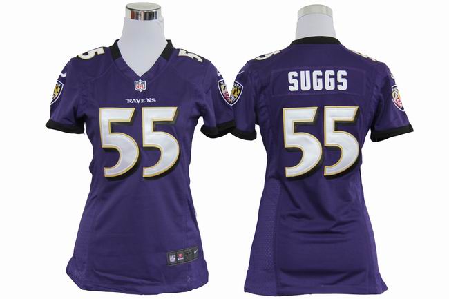 Nike Ravens 55 Suggs Purple Game Women Jerseys Nike Ravens 55 Suggs Purple Game Women Jerseys