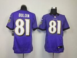 Nike Ravens 81 Boldin Purple Elite Jerseys