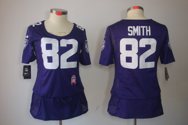 Nike Ravens 82 Smith Purple Women Elite Skirts Nike Ravens 82 Smith Purple Women Elite Skirts