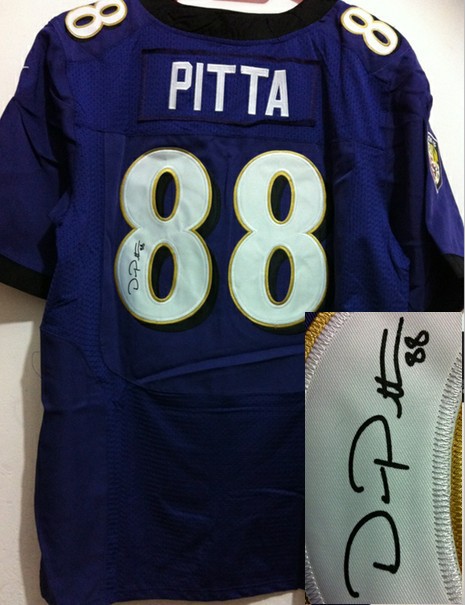 Nike Ravens 88 Pitta Purple Signature Edition Jerseys - Click Image to Close