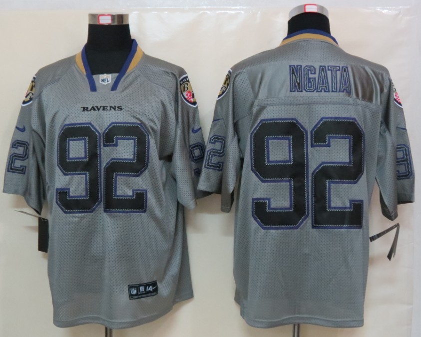 Nike Ravens 92 Ngata Lights Out Grey Elite Jerseys Nike Ravens 92 Ngata Lights Out Grey Elite Jerseys