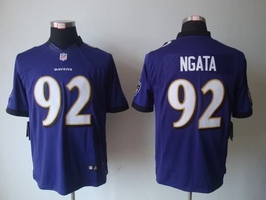 Nike Ravens 92 Ngata Purple Limited Jerseys
