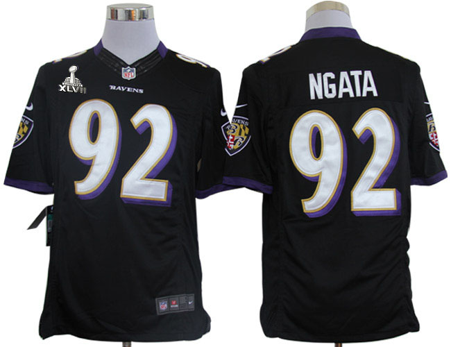 Nike Ravens 92 Ngata black limited 2013 Super Bowl XLVII Jersey