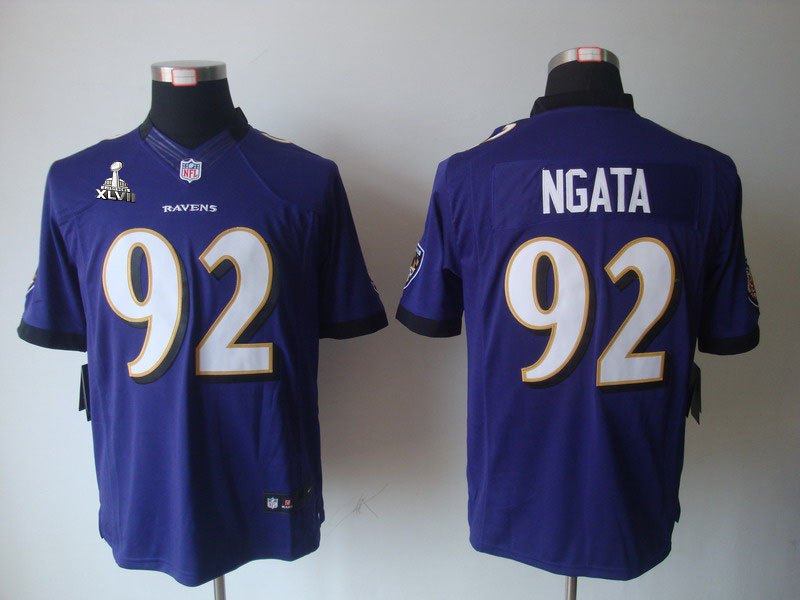 Nike Ravens 92 Ngata purple limited 2013 Super Bowl XLVII Jersey