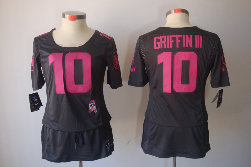 Nike Redskins 10 Griffin III Grey Women Elite Skirts