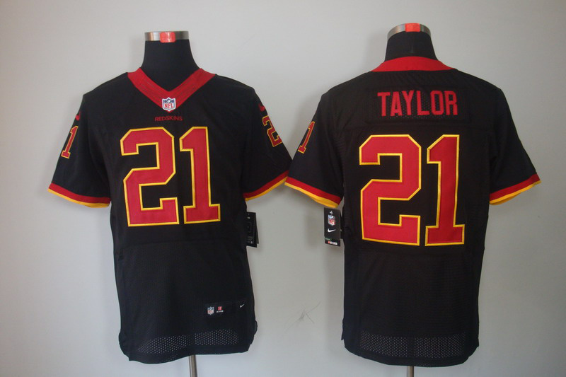 Nike Redskins 21 Taylor Black Elite Jerseys Nike Redskins 21 Taylor Black Elite Jerseys