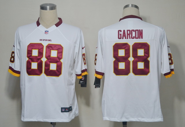 Nike Redskins 88 Garcon White Game Jerseys - Click Image to Close