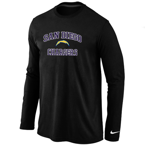 Nike San Diego Chargers Heart & Soul Long Sleeve T-Shirt Black
