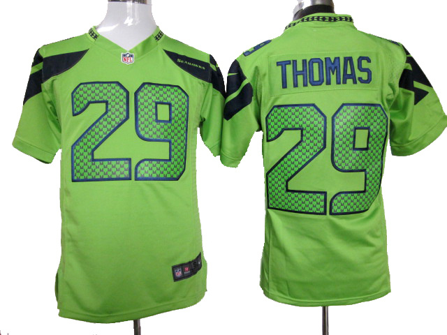 Nike Seahawks 29 Thomas Green Game Jerseys