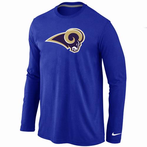 Nike St.Louis Rams Logo Long Sleeve T-Shirt BLUE