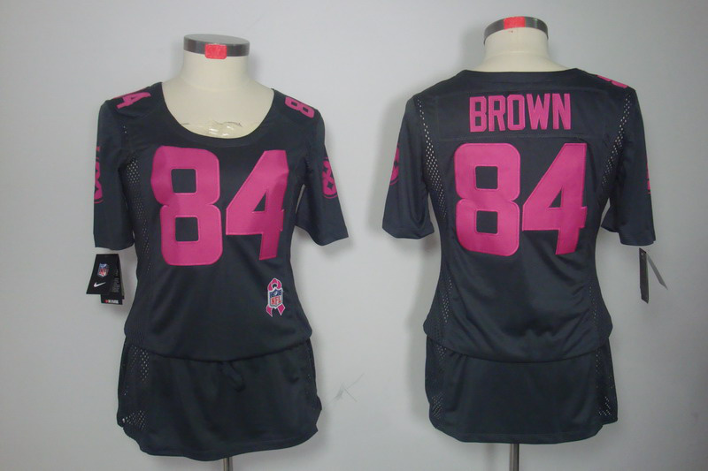 Nike Steelers 84 Brown Grey Women Elite Skirts
