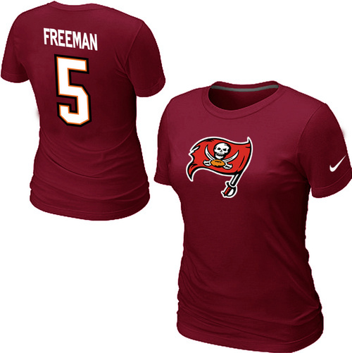 Nike Tampa Bay Buccaneers Josh Freeman Name & Number Women's T-Shirt