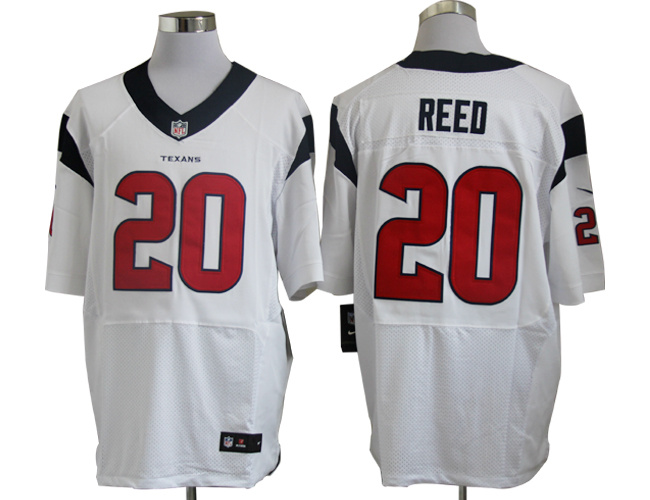 Nike Texans 20 Reed White Elite Jerseys