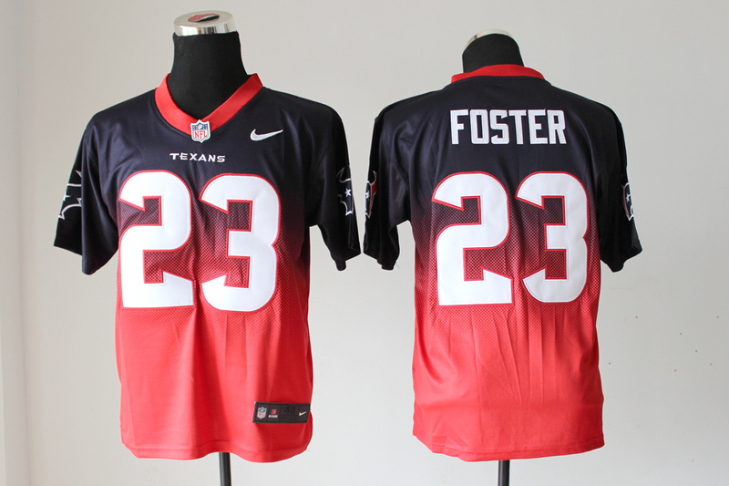 Nike Texans 23 Foster Fadeaway Elite Drift II Jersey