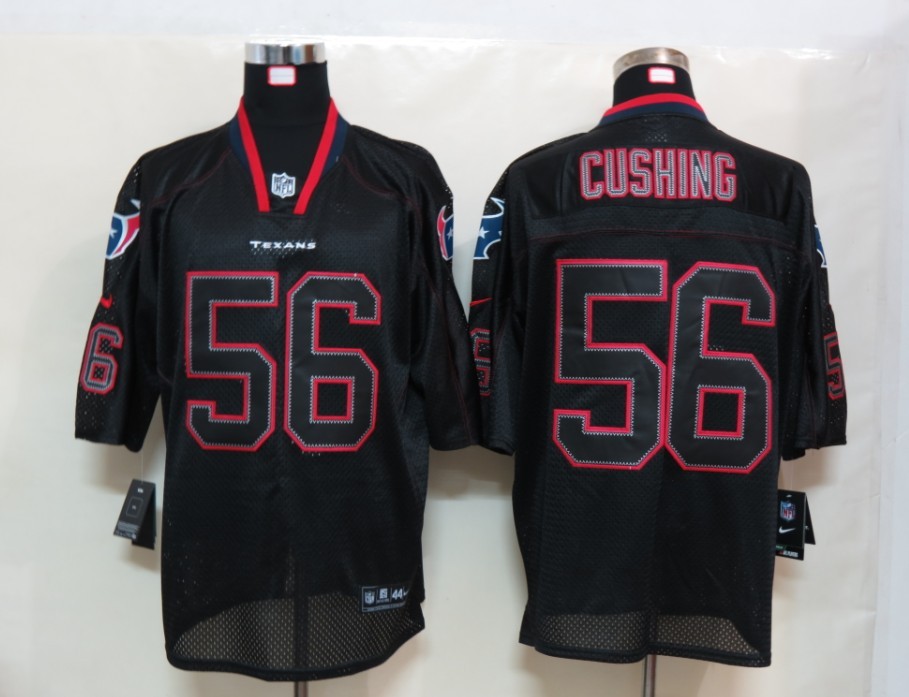 Nike Texans 56 Cushing Black Shadow Elite Jerseys
