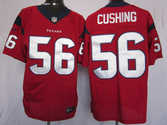 Nike Texans 56 Cushing Red Elite Jerseys