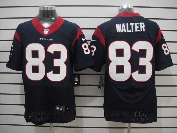 Nike Texans 83 Walter Blue Elite Jerseys