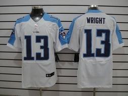 Nike Titans 13 Wright White Elite Jerseys - Click Image to Close