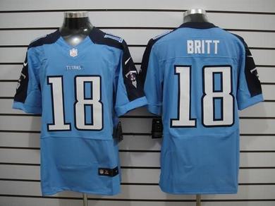 Nike Titans 18 Britt Sky Blue Elite Jerseys - Click Image to Close