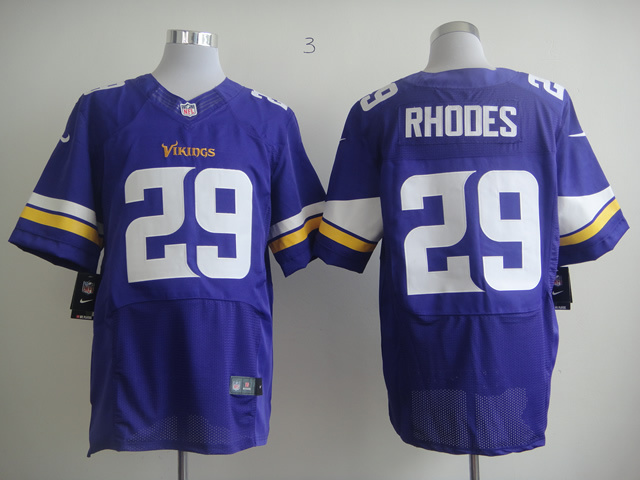 Nike Vikings 29 Rhodes Purple New Elite Jerseys - Click Image to Close