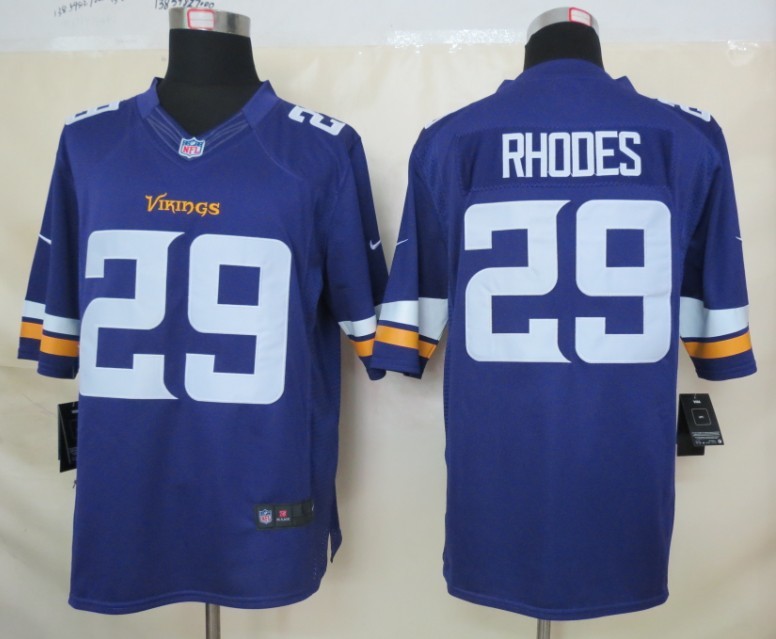 Nike Vikings 29 Rhodes Purple New Limited Jerseys