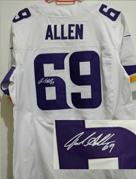 Nike Vikings 69 Allen White Signature Edition Jerseys