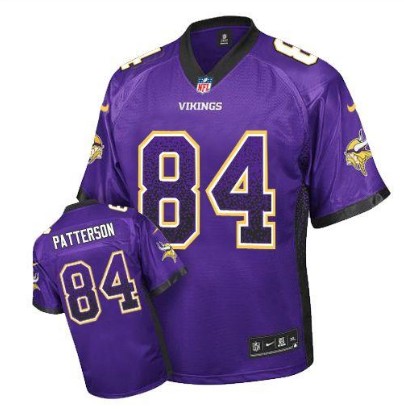 Nike Vikings 84 Cordarrelle Patterson Purple Elite Drift Jersey