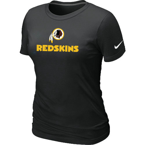 Nike Washington Redskins Authentic Logo Women's T-Shirt Black