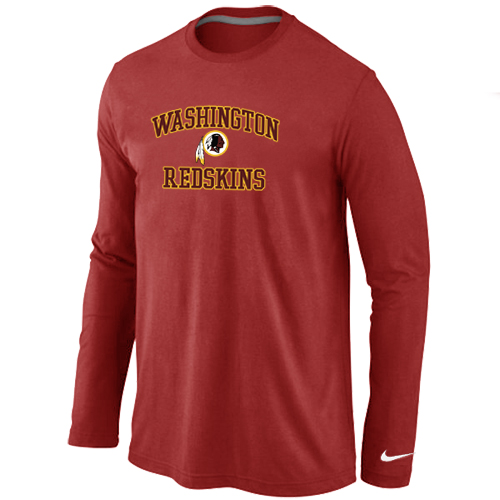 Nike Washington Redskins Heart & Soul Long Sleeve T-Shirt RED